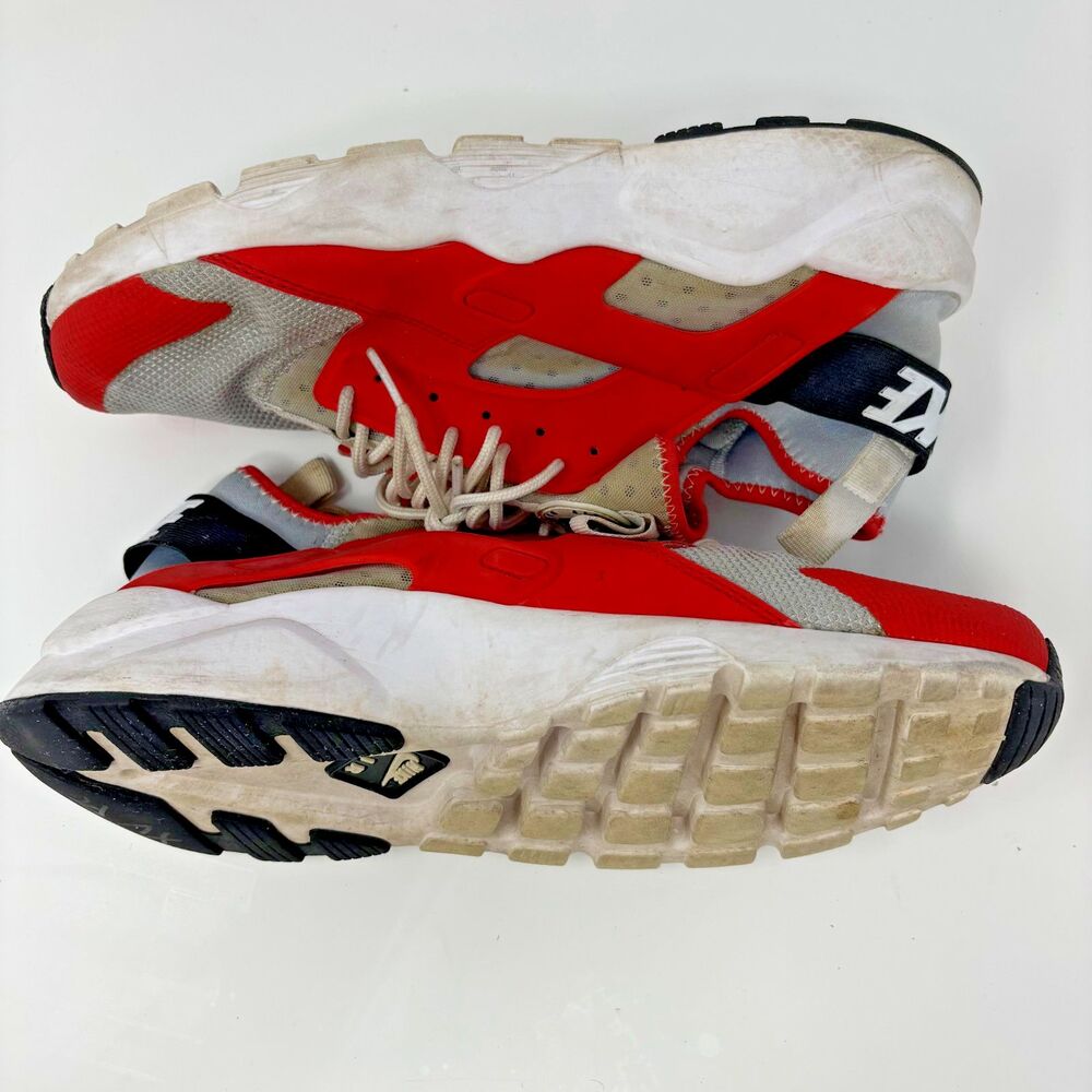 Nike Air Huarache Run Ultra Max Orange Shoes Mens 10 Gray 819685-800